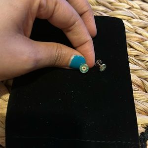 swarovski gold tone earrings